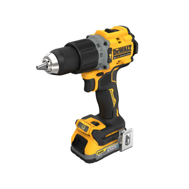 DEWALT Akkus fúrócsavarozó 18 V szénkefe nélküli (1 x 1,7 Ah akku + töltő + TSTAK) DCD805E1T