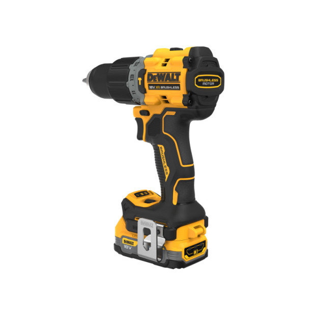 DEWALT Akkus fúrócsavarozó 18 V szénkefe nélküli (1 x 1,7 Ah akku + töltő + TSTAK) DCD805E1T