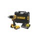 DEWALT Akkus fúrócsavarozó 18 V szénkefe nélküli (2 x 1,7 Ah akku + töltő + TSTAK) DCD805E2T