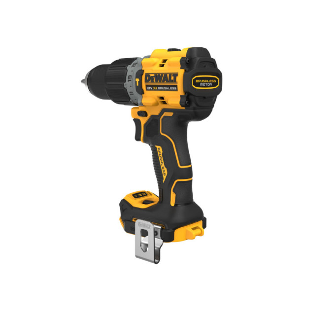 DEWALT 18V-os akkus fúrócsavarozó géptest 90Nm, szénkefe nélküli kofferben