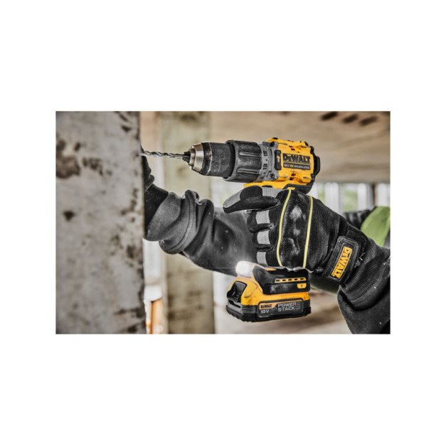 DEWALT 18V-os akkus fúrócsavarozó géptest 90Nm, szénkefe nélküli kofferben