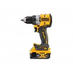 DEWALT Akkus fúrócsavarozó 18 V szénkefe nélküli (2 x 5,0 Ah akku + töltő + TSTAK) DCD805P2T