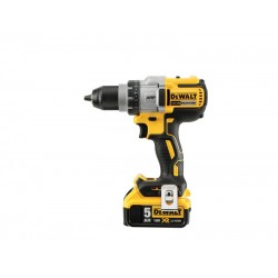 DEWALT Akkus fúrócsavarozó 18 V szénkefe nélküli (2 x 5,0 Ah akku + töltő) DCD991P2