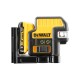 DEWALT Akkus keresztvonalas lézer szett 18 V (zöld) (1 x 2,0 Ah akku + töltő) DCE0825D1G