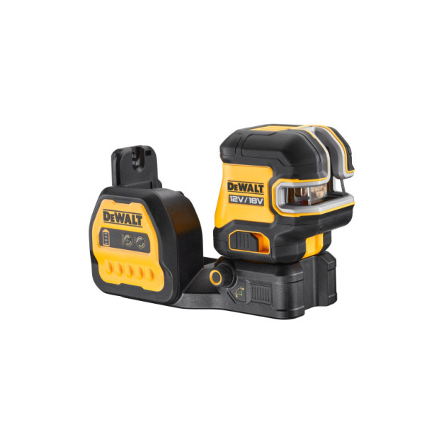 DEWALT Akkus pont- és vonallézer 12-18 V (zöld) (Akku + töltő nélkül + TSTAK) DCE822NG18