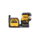 DEWALT Akkus pont- és vonallézer 12-18 V (zöld) (Akku + töltő nélkül + TSTAK) DCE822NG18