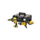 DEWALT Akkus gipszkarton csavarbehajtó + tár 18 V szénkefe nélküli (1 x 1,7 Ah akku + TSTAK) DCF6