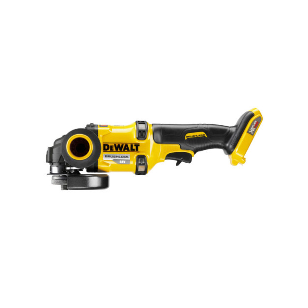 DEWALT Akkus sarokcsiszoló 125 mm 18 V szénkefe nélküli (Akku + töltő nélkül) DCG418N
