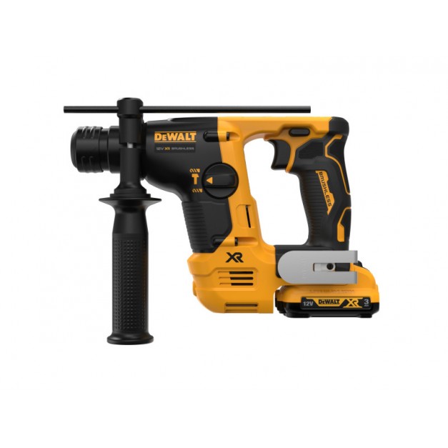 DEWALT Akkus fúrókalapács 12 V szénkefe nélküli (2 x 3,0 Ah akku + töltő) DCH072L2