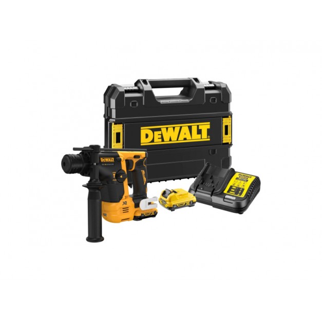 DEWALT Akkus fúrókalapács 12 V szénkefe nélküli (2 x 3,0 Ah akku + töltő) DCH072L2