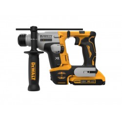 DEWALT Akkus fúrókalapács 18 V szénkefe nélküli (2 x 2,0 Ah akku + töltő) DCH172D2