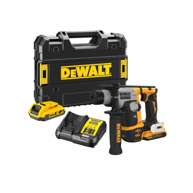 DEWALT Akkus fúrókalapács 18 V szénkefe nélküli (2 x 2,0 Ah akku + töltő) DCH172D2