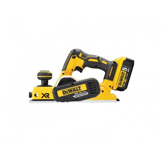 DEWALT Akkus gyalugép 18 V szénkefe nélküli (2 x 5,0 Ah akku + töltő) DCP580P2
