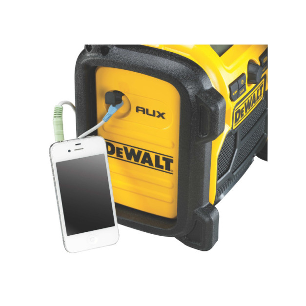 DEWALT Akkus rádió 12-18 V (akku + töltő nélkül) DCR019