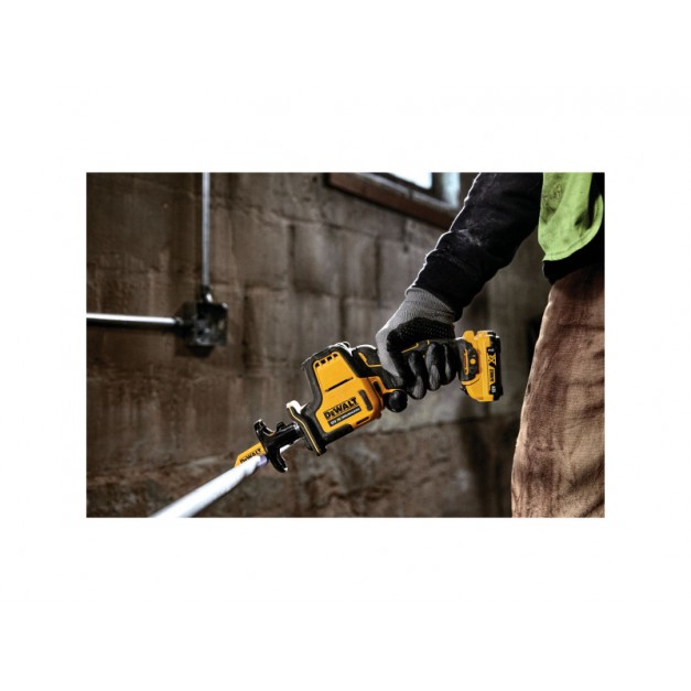 DEWALT Akkus szablyafűrész 12 V szénkefe nélküli (Akku + töltő nélkül) DCS312N