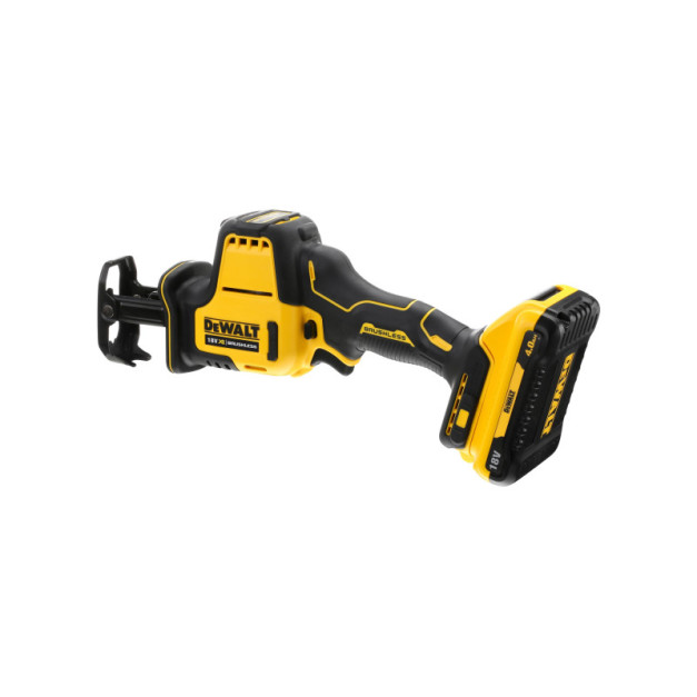 DEWALT Akkus szablyafűrész 18 V szénkefe nélküli (akku + töltő nélkül, TSTAK) DCS369NT