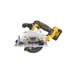 DEWALT Akkus körfűrész 18 V szénkefe nélküli (2 x 5,0 Ah akku + töltő) DCS512P2