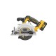 DEWALT Akkus körfűrész 18 V szénkefe nélküli (2 x 5,0 Ah akku + töltő) DCS512P2