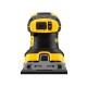 DEWALT Akkus excenter csiszoló 18 V szénkefe nélküli (2 x 5,0 Ah akku + töltő) DCW200P2