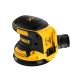 DEWALT Akkus excenter csiszoló 18 V szénkefe nélküli (Akku + töltő nélkül) DCW210N