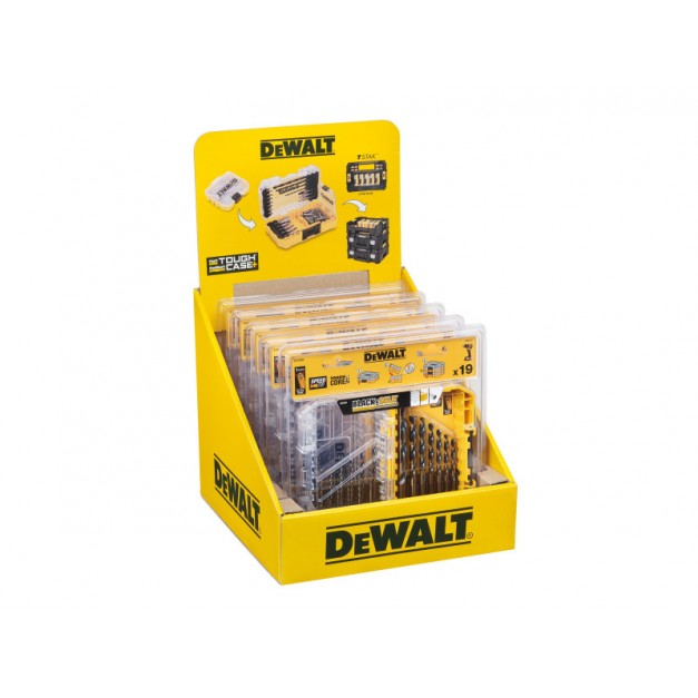 DEWALT Black & Gold Fémfúrószár készlet 19 részes (1,0 - 10 mm)