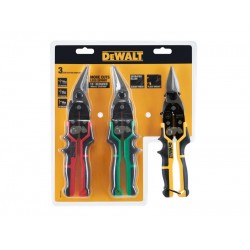 DEWALT Lemezvágó olló készlet 3 részes