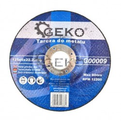 Geko 125x6x22,23 fém tisztítókorong