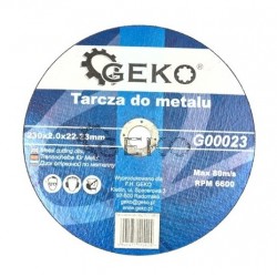 Geko fém vágókorong 230x 2x 22,23 mm