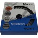 Geko betoncsiszoló gyémánttárcsa 125mm (Turbo)
