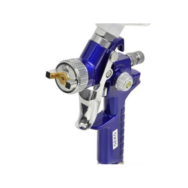 Geko mini HVLP festékszóró pisztoly , 125 ml,  0,8 mm fúvókával