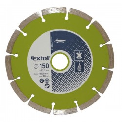 Extol Craft gyémántvágó tárcsa 115 x 22,2mm, szegmentált