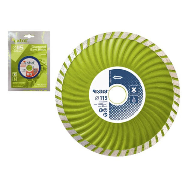 Extol Craft Turbo gyémántvágó tárcsa 125x22,2mm
