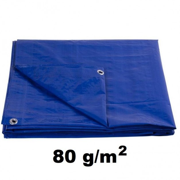 STR vízálló takaróponyva 2 x 2m, 80g/m²
