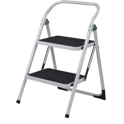STR 2 fokos fellépő, 150 kg teherbírás, fekete
