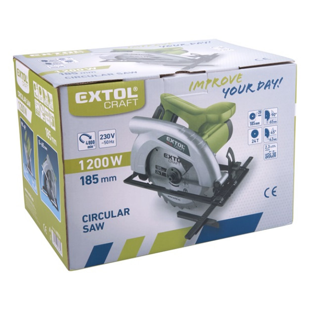 Extol kézi körfűrész 1200W 185mm