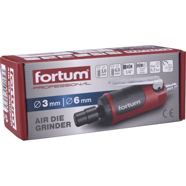 Fortum pneumatikus furatköszörű (3mm / 6mm befogás)