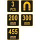 Vorel mágneses szerszámrögzítő csík, 3 részes klt.