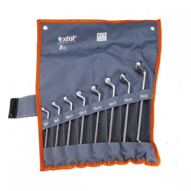 Extol Premium csillagkulcs készlet 8 részes, 6-22mm