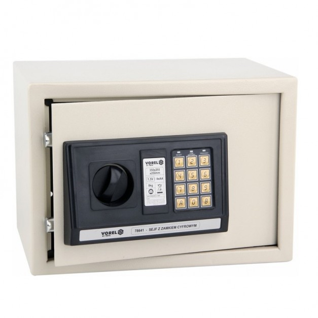 Vorel erősített pénzszéf, trezor 250x350x250 (10kg)