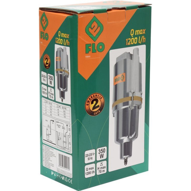 FLO membrános szivattyú 350W 1200L/óra