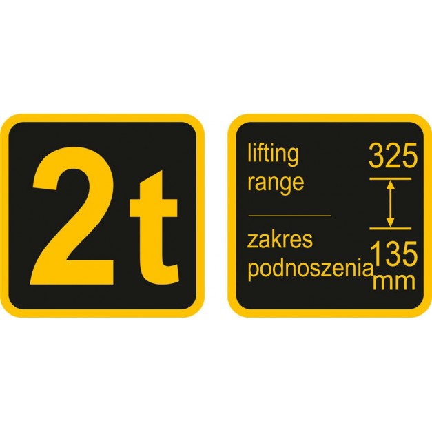 Vorel 2 tonnás krokodilemelő 135-325mm