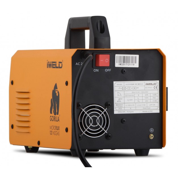 Iweld Gorilla 125 Amperos inverteres porbeles CO hegesztő + huzal