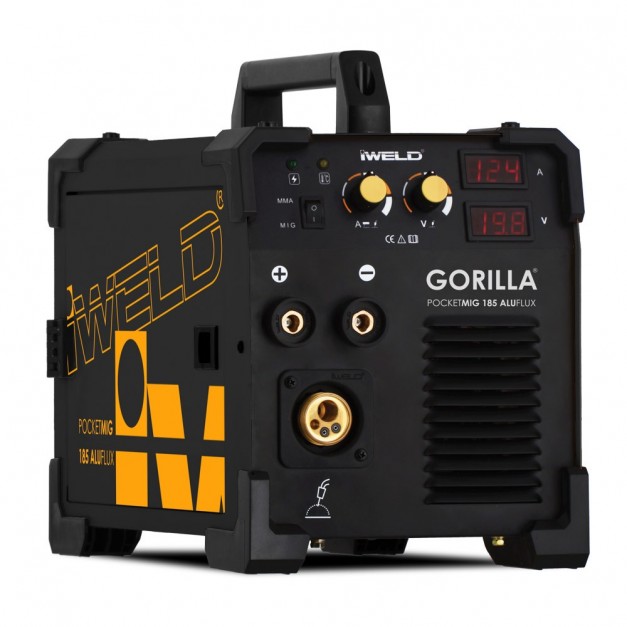 Iweld Gorilla 170A-os MIG/MMA inverteres CO hegesztő + tartozékok