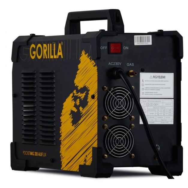 Iweld Gorilla 190A-os MIG/MMA ALUFLUX CO hegesztő + tartozékok