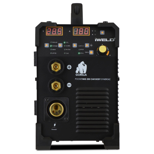 Iweld Gorilla 190A-os MIG/MMA inverteres szinergikus hegesztő szett