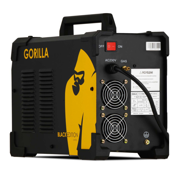 Iweld Gorilla 190A-os MIG/MMA inverteres szinergikus hegesztő szett