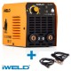 Iweld Gorilla 120 Amperos inverteres MMA hegesztő + munkakábelek