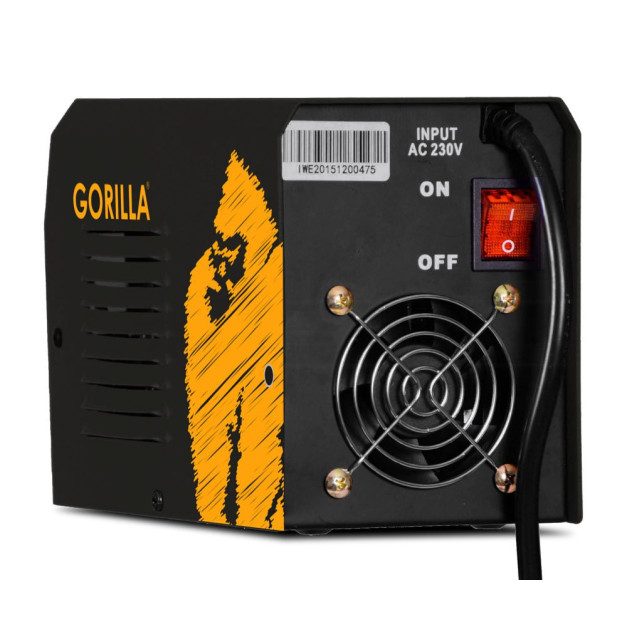 Iweld Gorilla 140 Amperos inverteres MMA hegesztő + munkakábelek + koffer