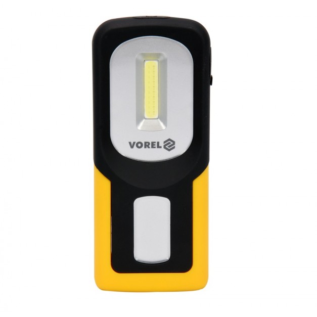 Vorel 3 W-os LED-es akkus kézi lámpa USB töltővel