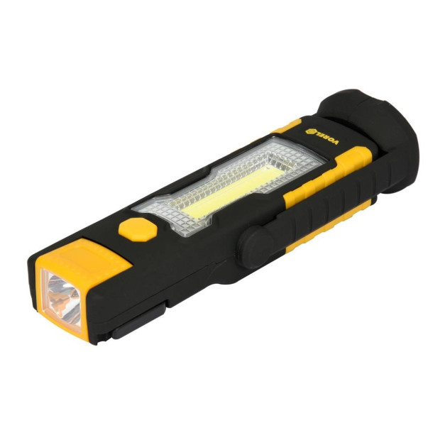 Vorel COB LED munkalámpa, 3+1W, elemes